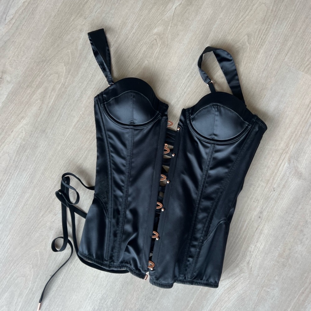NWT Black Corset